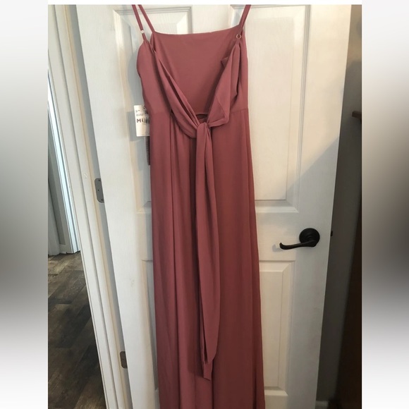 NWT Show Me Your Mumu Lauren Tie Back Chiffon A-Line Small - Picture 9 of 9